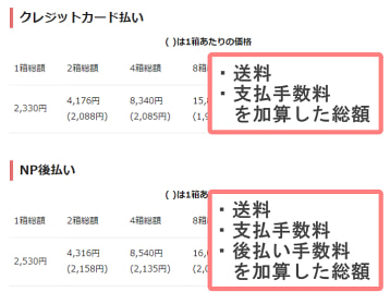 プロクリアワンデー送料・手数料込みの価格